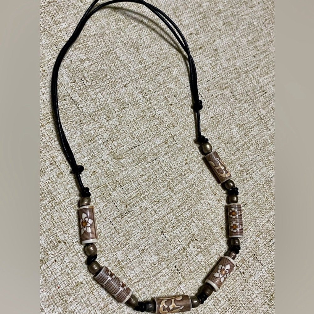 Brown Beaded Necklace